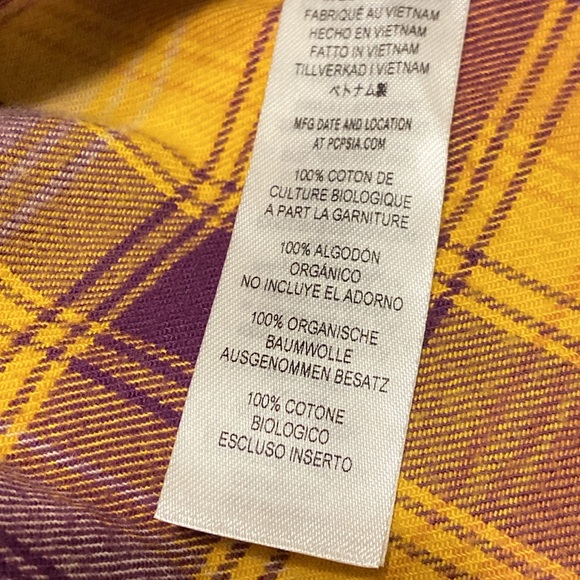 Patagonia Worn Wear Long-Sleeved Organic Cotton Midweight Fjord Flannel Medium - Picture 9 of 11